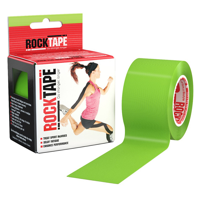 Кинезио тейп Rocktape 5см х 5м лайм