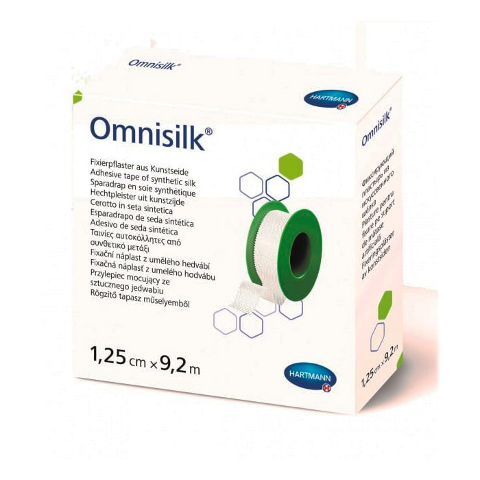 Пластырь Omnisilk на шелковой основе нестерильный 1,25см х 9,2м