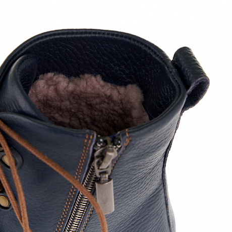 Полусапоги OrtoCare с мехом женские FW-5-22-55/9KM синие. Изображение 5 из 6